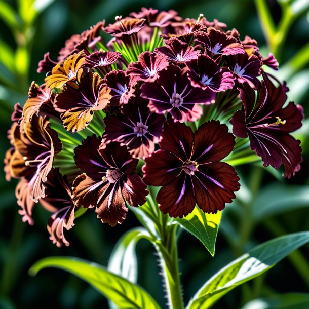 Photo of a brown sweet william