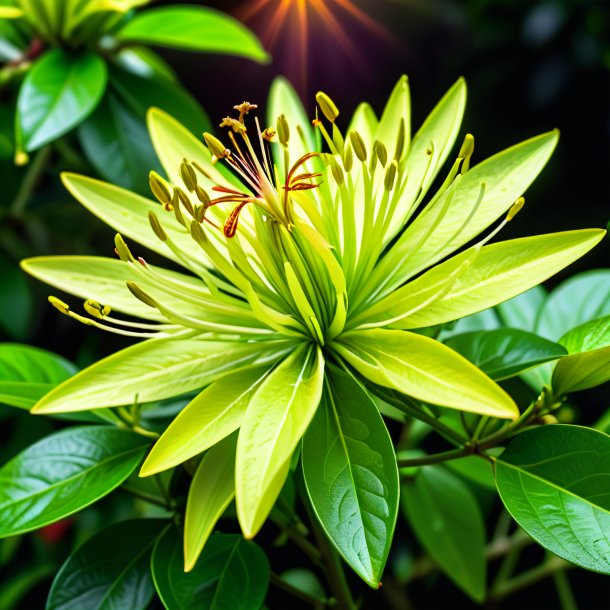 Image of a lime honeysuckle