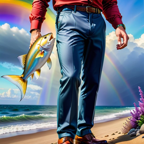 Pic of a haddock in a trousers on the rainbow