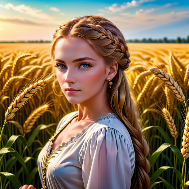 Portrait of a wheat laurestine