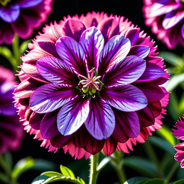 Image of a plum sweet william