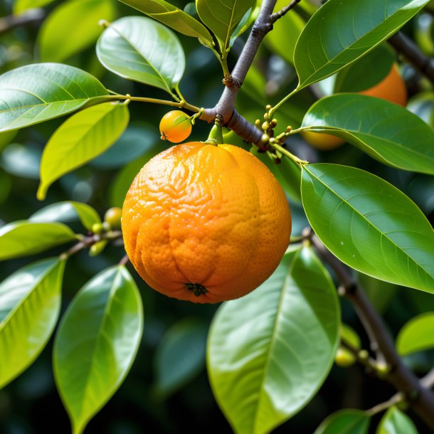 Picture of a orange manchineel