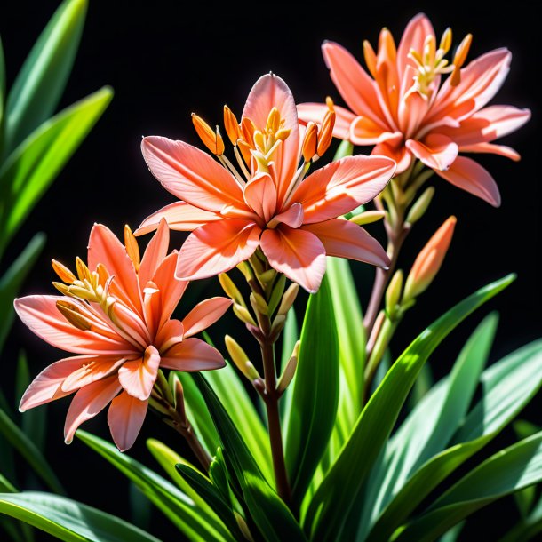 Sketch of a coral tuberose