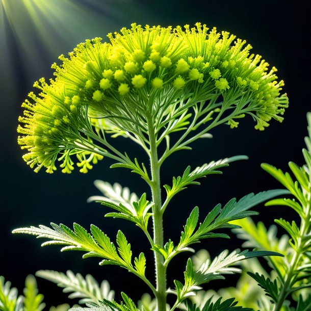 Portrayal of a lime wormwood