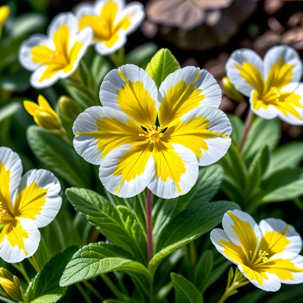 Photo of a khaki primrose