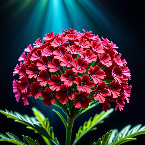 Figure of a coral sweet william