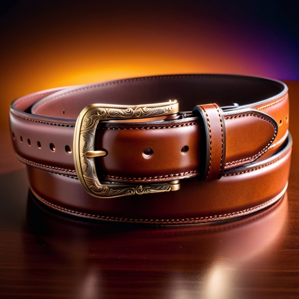 Pic of a brown belt from polyethylene