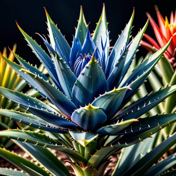 Pic of a navy blue aloe
