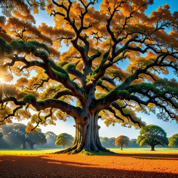 Image of a orange oak