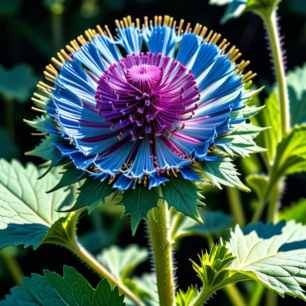 Drawing of a azure burdock