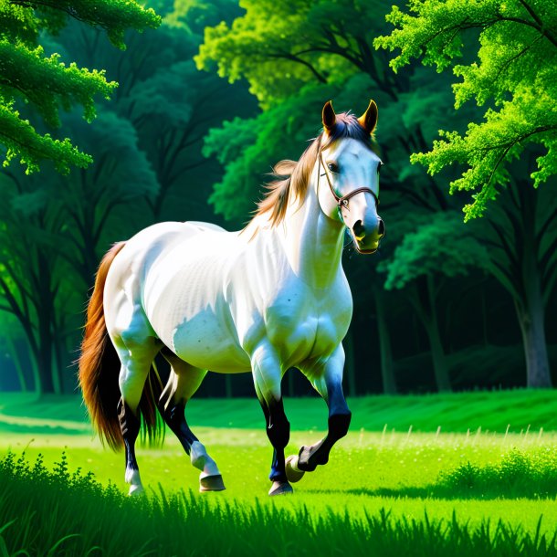 Picture of a horse in a green belt