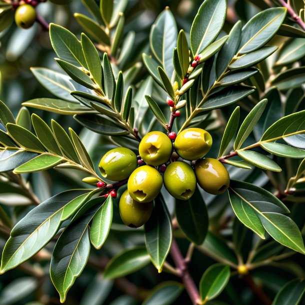 Picture of a olive holly