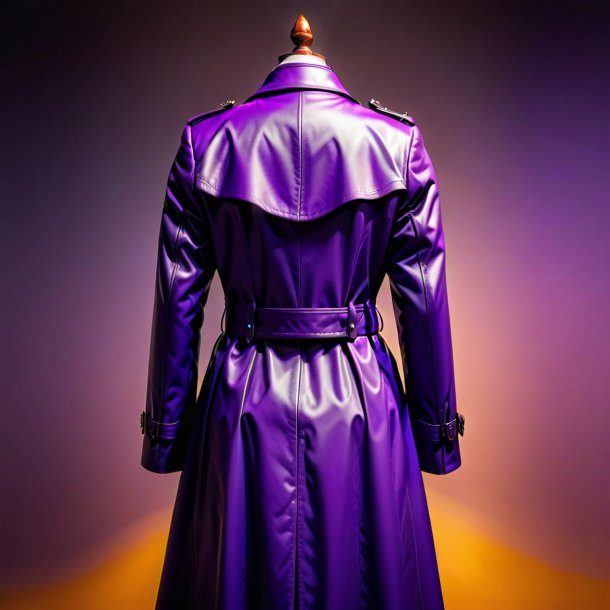 Image of a purple coat from clay