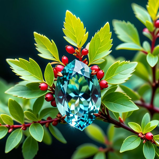 Figure of a aquamarine barberry