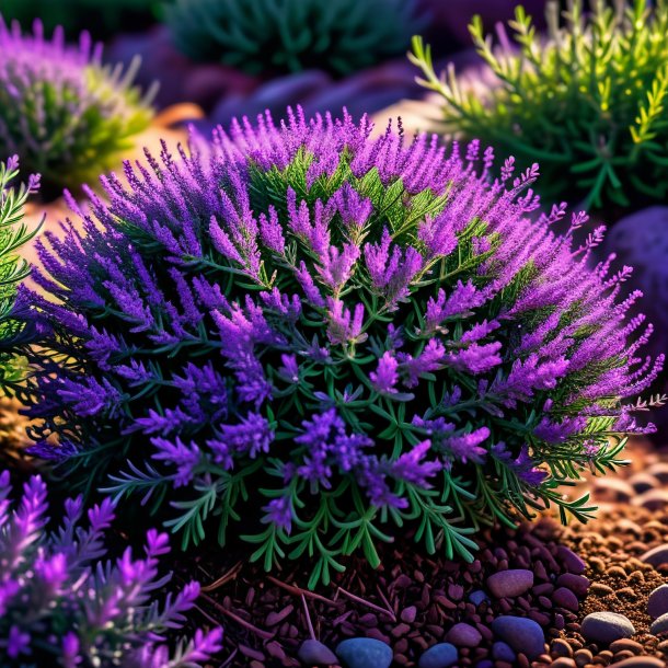 Photography of a purple thyme