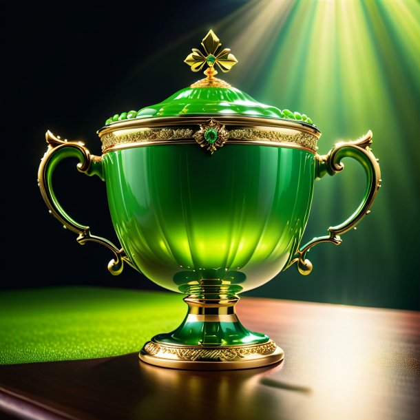 Foto de la copa de una reina verde guisante