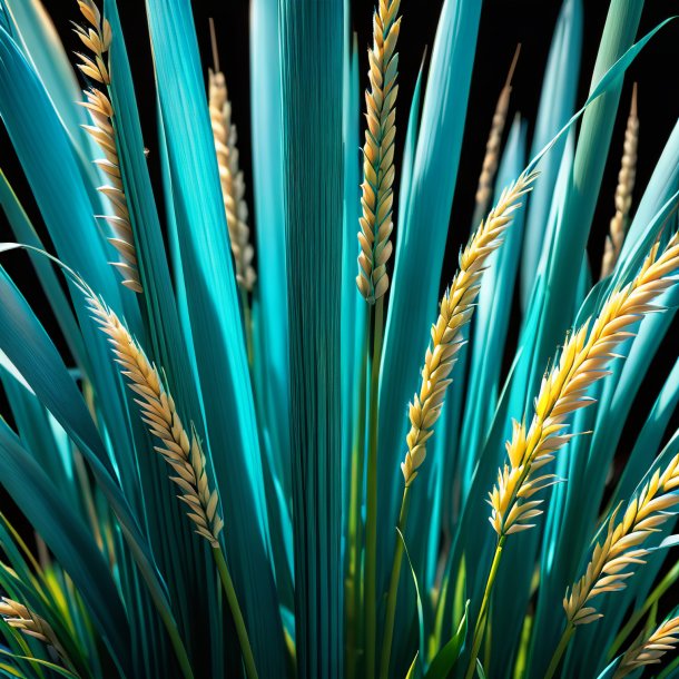 Imagery of a cyan reed