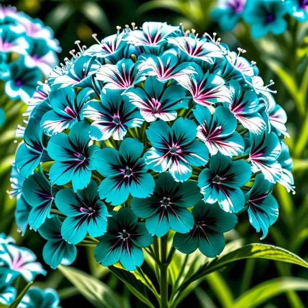 Photo of a aquamarine sweet william