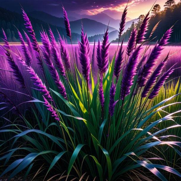 Picture of a purple reed