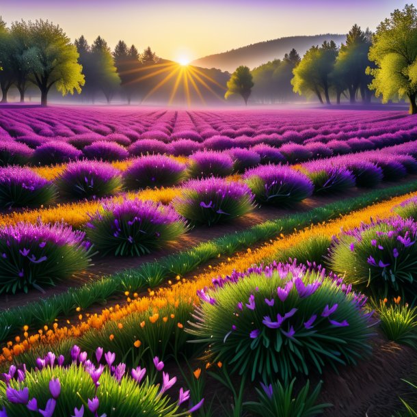 Photography of a plum meadow saffron