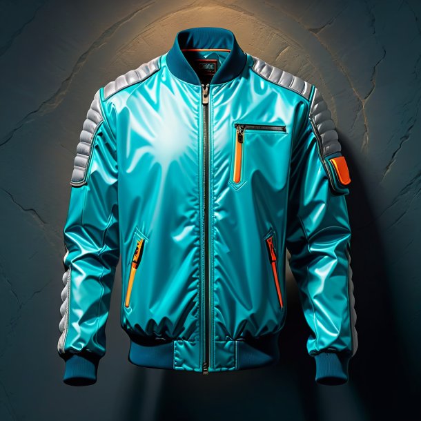 Drawing of a cyan jacket from stone