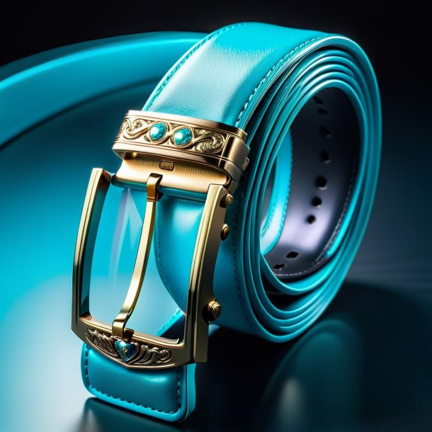 Portrait d'une ceinture de cyan en polyéthylène