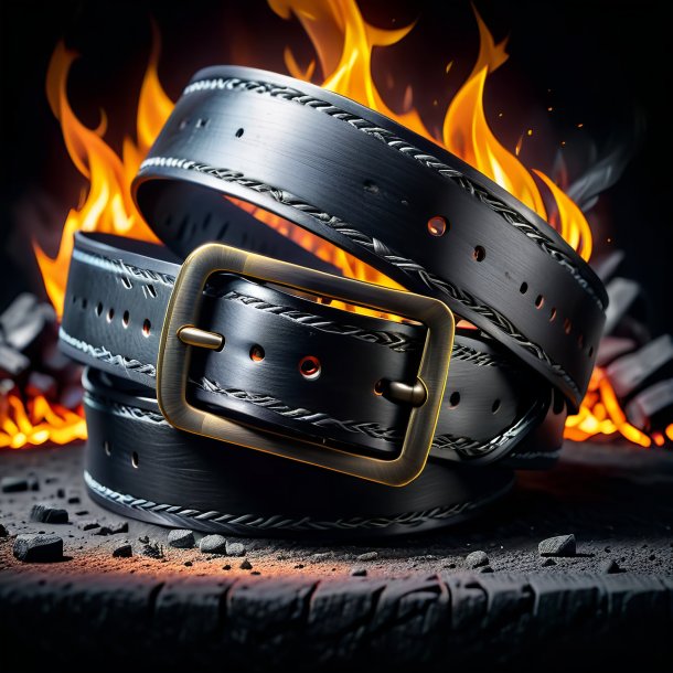 Illustration of a charcoal belt from iron