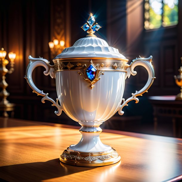 Retrato de la copa de una reina blanca