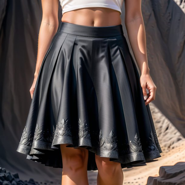 Photo of a charcoal skirt from gypsum