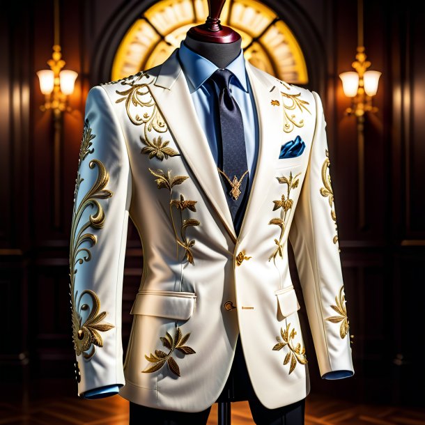 Clipart of a ivory jacket from iron