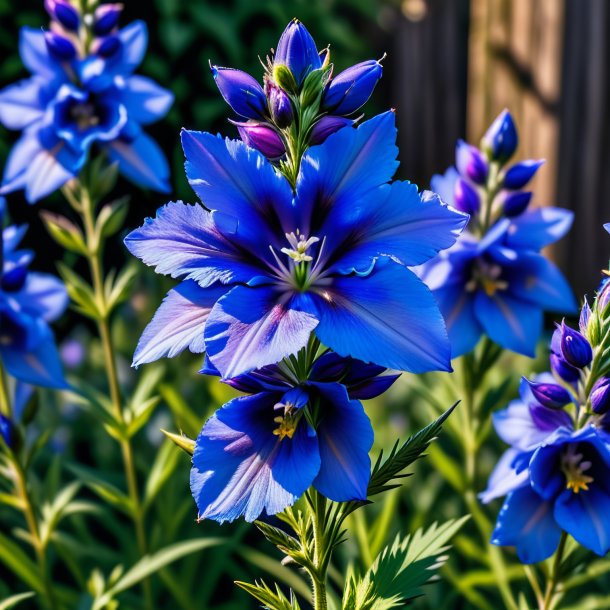 Picture of a blue larkspur