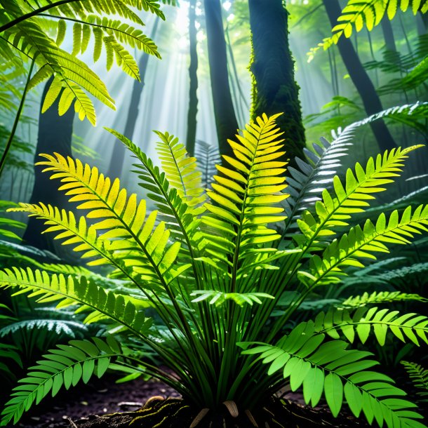 Foto de una osmunda gris