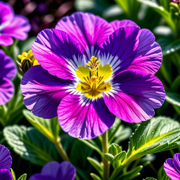 Picture of a purple primrose