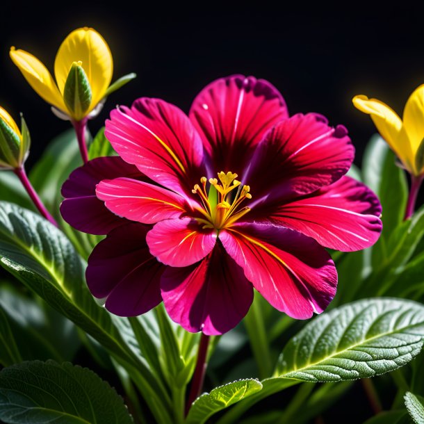 Image of a crimson primrose