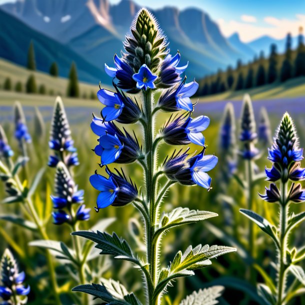 Sketch of a gray bugloss