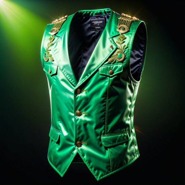 Image d'un gilet vert de métal