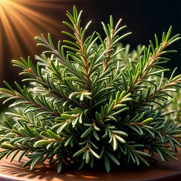 Clipart of a brown rosemary