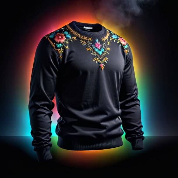 Photo of a black sweater from clay