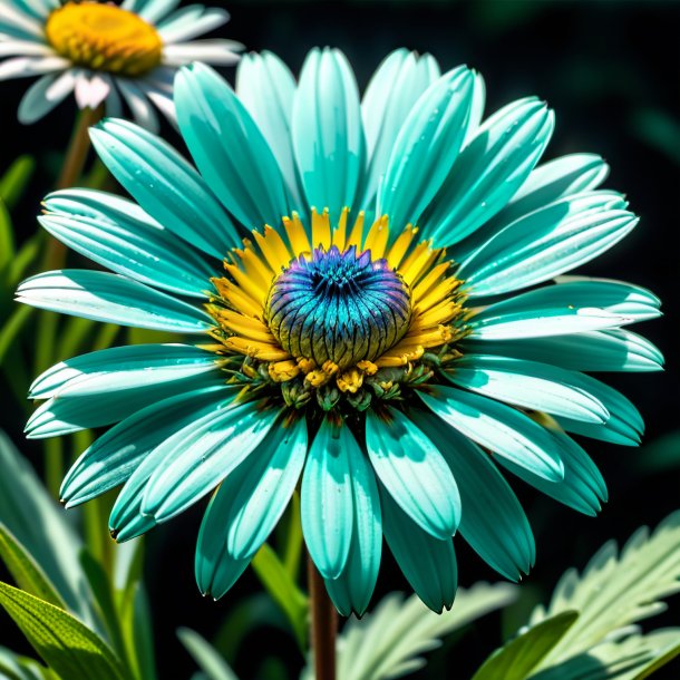 "dépistage d'une marguerite sarclée, sauvage"