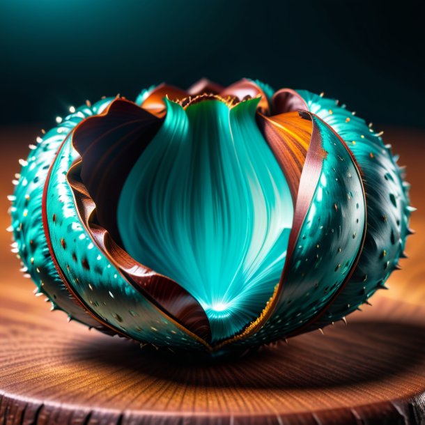 Imagery of a teal chestnut