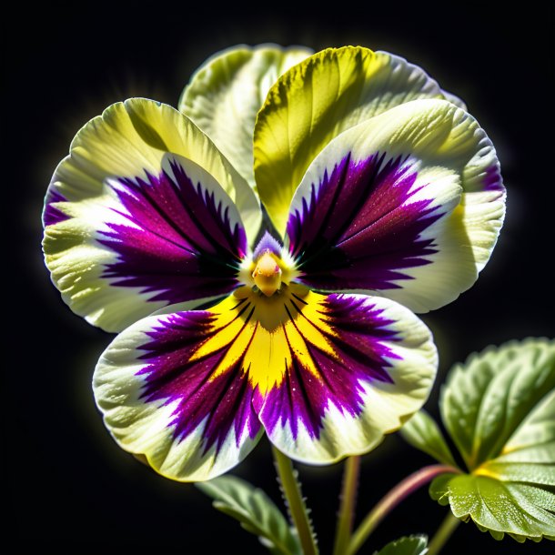 Image of a olive pansy