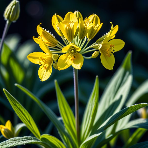 Photo of a navy blue virginia cowslip