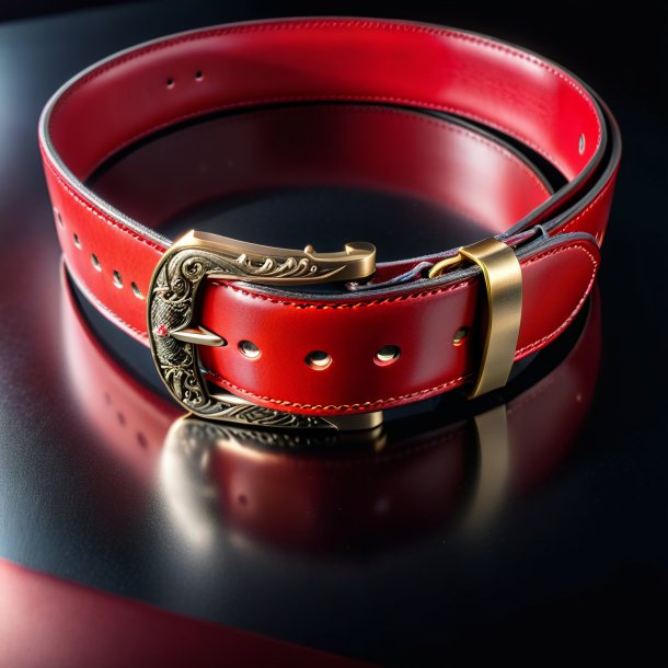 Pic d'une ceinture rouge de fer