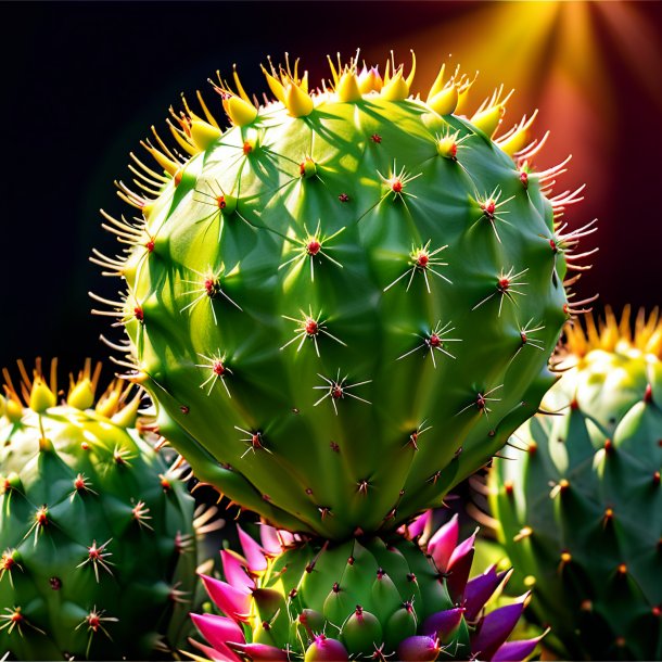 Image of a lime prickly pear