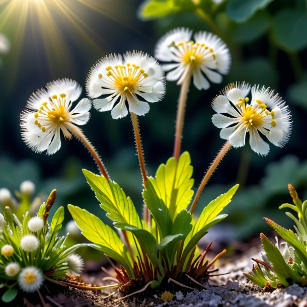 Image of a white coltsfoot