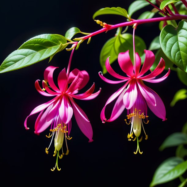 Picture of a fuchsia honeysuckle