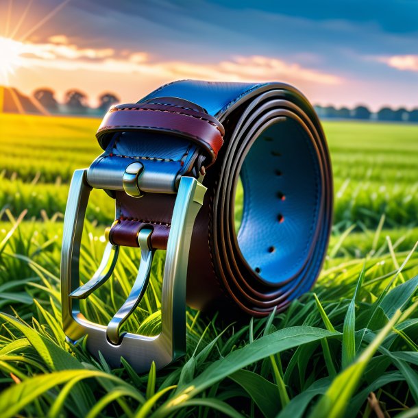 Photo of a mol in a belt on the field