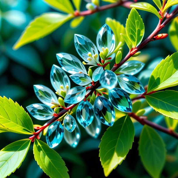 Sketch of a aquamarine barberry