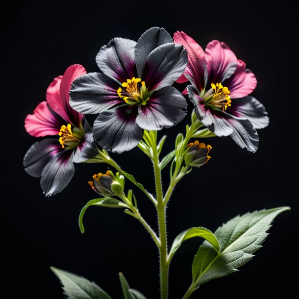 Photographie d'un wallflower de charbon de bois