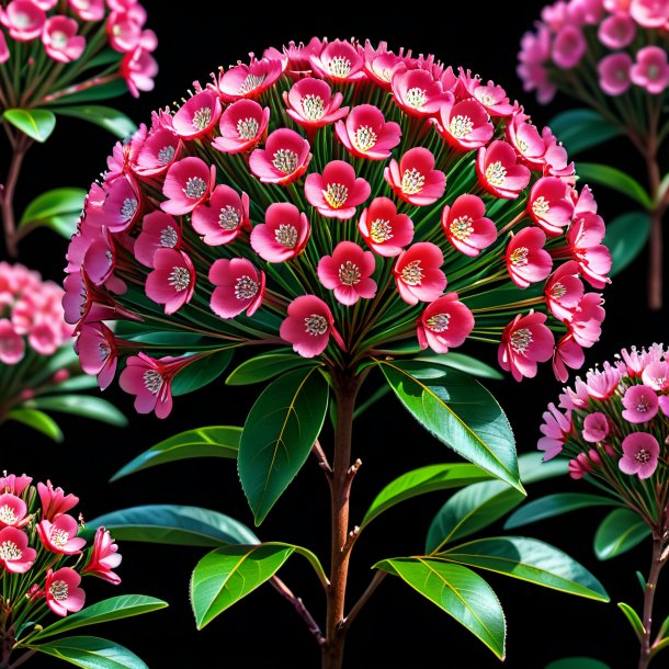 Image of a coral kalmia